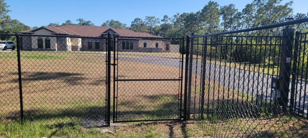 chain fence commercial